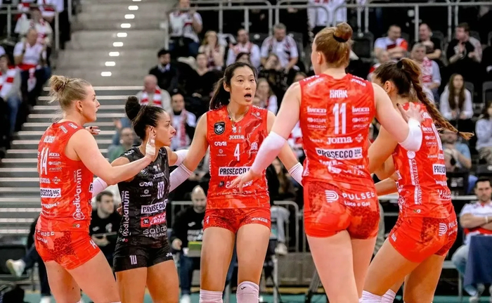 31岁朱婷再度封神，MVP级表现带领科内利亚诺力克